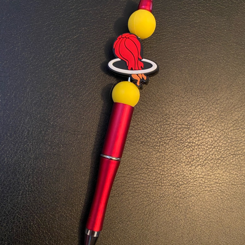Miami Heat Hand Crafted Pen